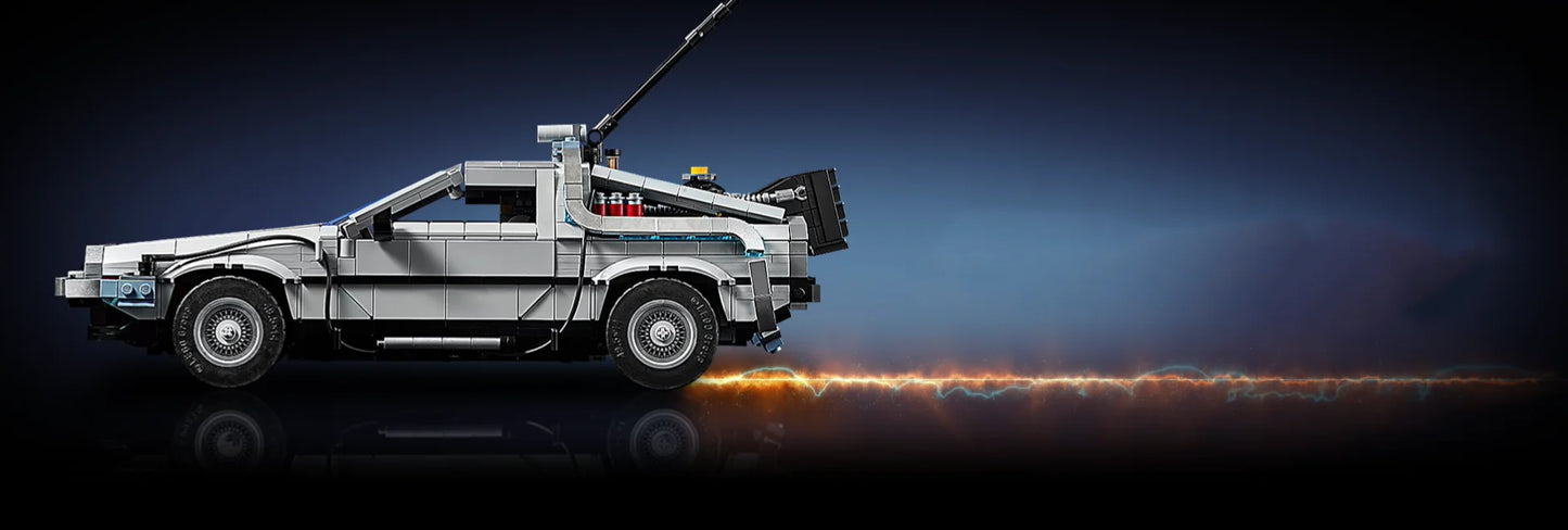 Technical NEW 1872Pcs Back to the Future Time Machine Building Blocks Vehicle Model 10300 Car Assemble Bricks oys Gifts For Kids