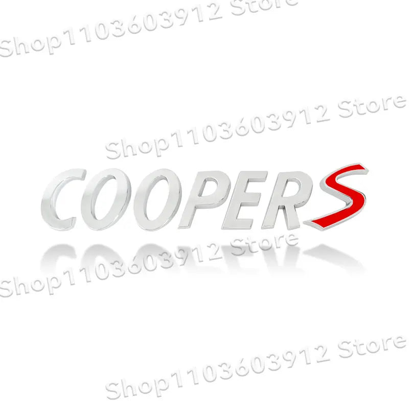 3D Metal Car Styling Cooper S/Cooper D/Cooper SD Emblem Side Fender Rear Tail Trunk Sticker For Mini JCW Clubman R55 R56 R60 F55