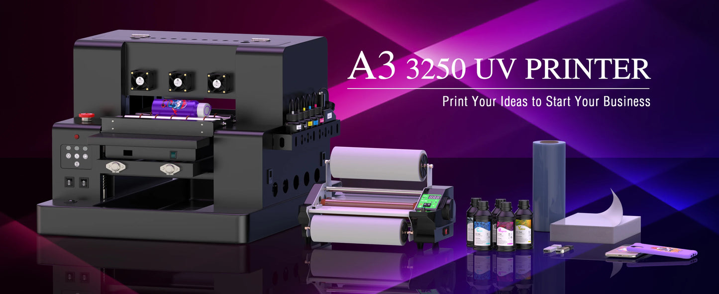 A3 UV DTF Sticker Printer impresora UV DTF Printer A3 For Wood Pen Bottles A3 UV Stickers Printer UV Flatbed Printing Machine A3