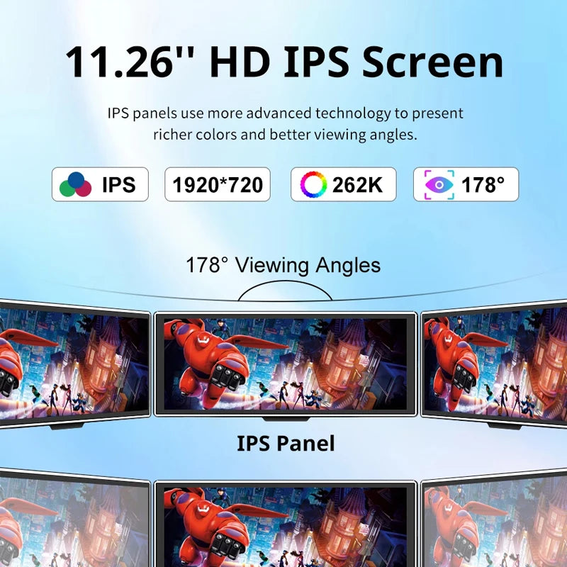 Acodo 11.26 Inch IPS Carplay Android Auto 2in1 Car Radio Multimedia WIFI Video Player  compatible with Apple and Android devices