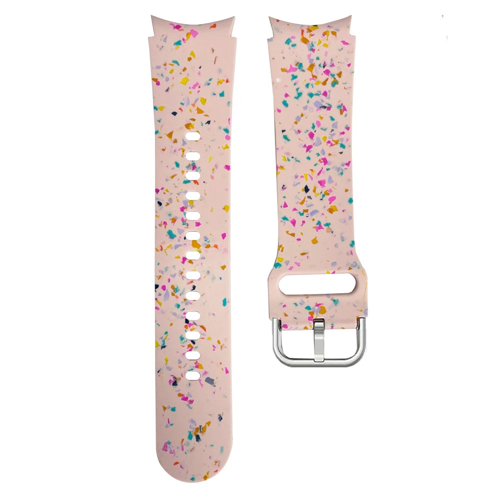 Silicone Strap For Samsung Galaxy Watch 6/6 Classic Eco-friendly Watchband for Galaxy Watch 4 5 6 7 FE