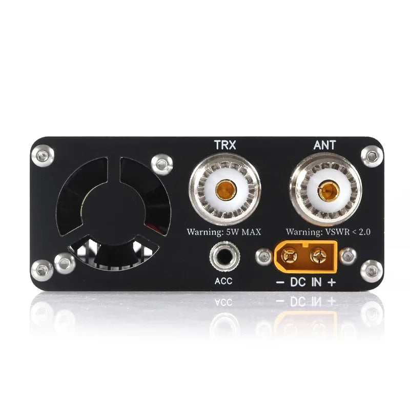Micro PA50+ (PA50 Plus) 50W 3.5MHz-28.5MHz 1.3inch OLED Screen Intelligent Shortwave HF Power Amplifier SWR Meter LPF Filter