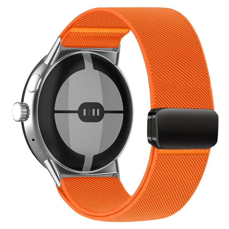 Nylon Braided Strap for Google Pixel Watch 3 45mm Band for Google Pixel Watch 1 2 3 41mm Magnetic Wristband Bracelet Accessories