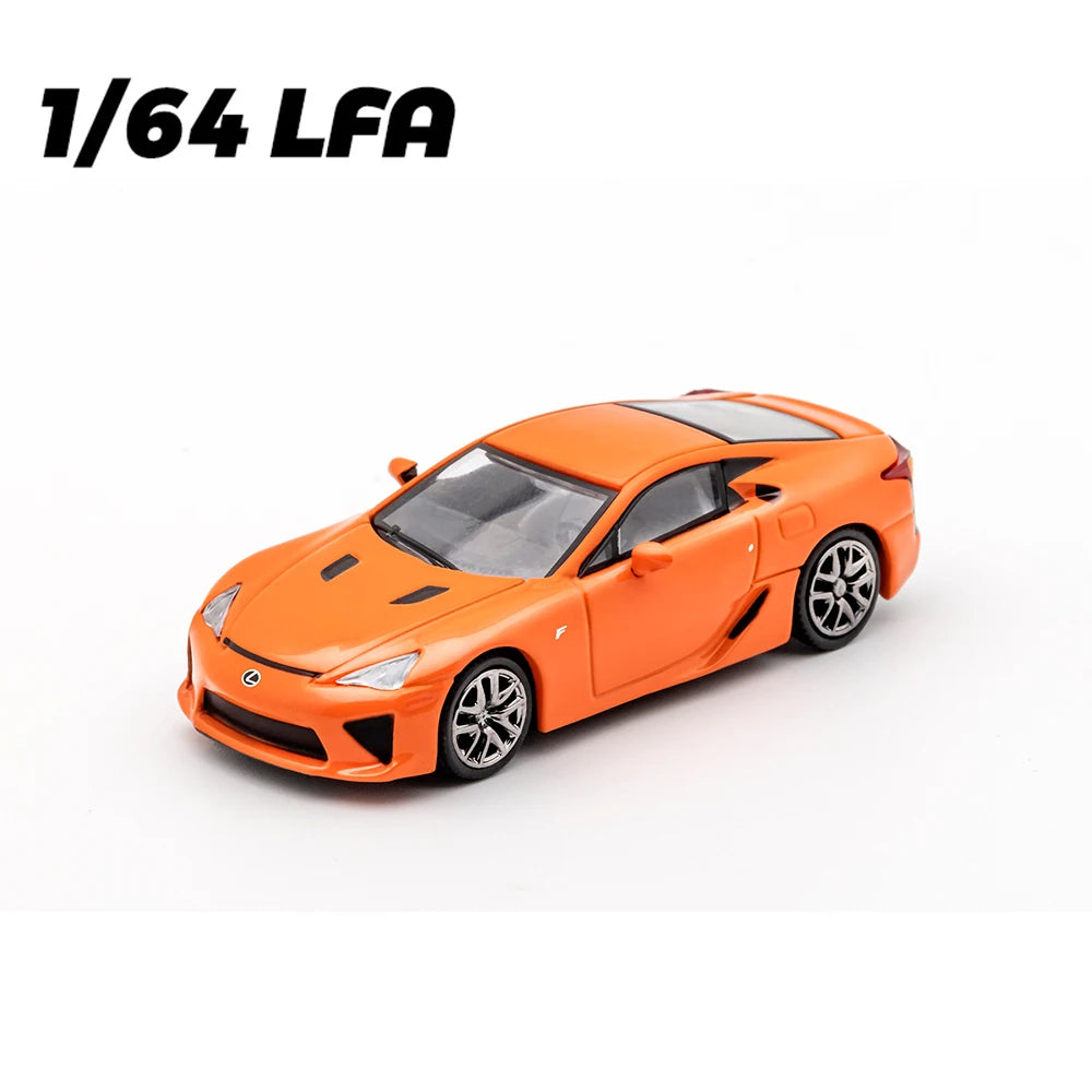 DCT 1/64 LFA Model Car Vintage Sports Vehicle Diecast Car Hobby Collection Toy With Display Case For Adults