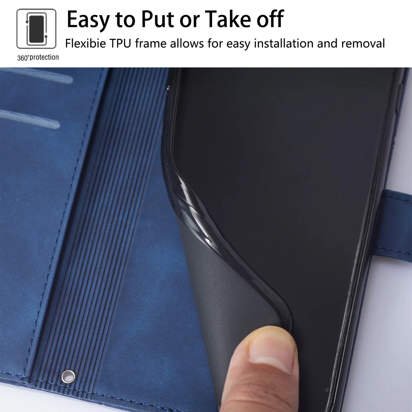 Flip Wallet Magnetic Leather Case For OPPO A98 A96 A95 A94 A93 A92 A80 A79 A78 A77S A77 A76 A74 A72 A60 5G 4G