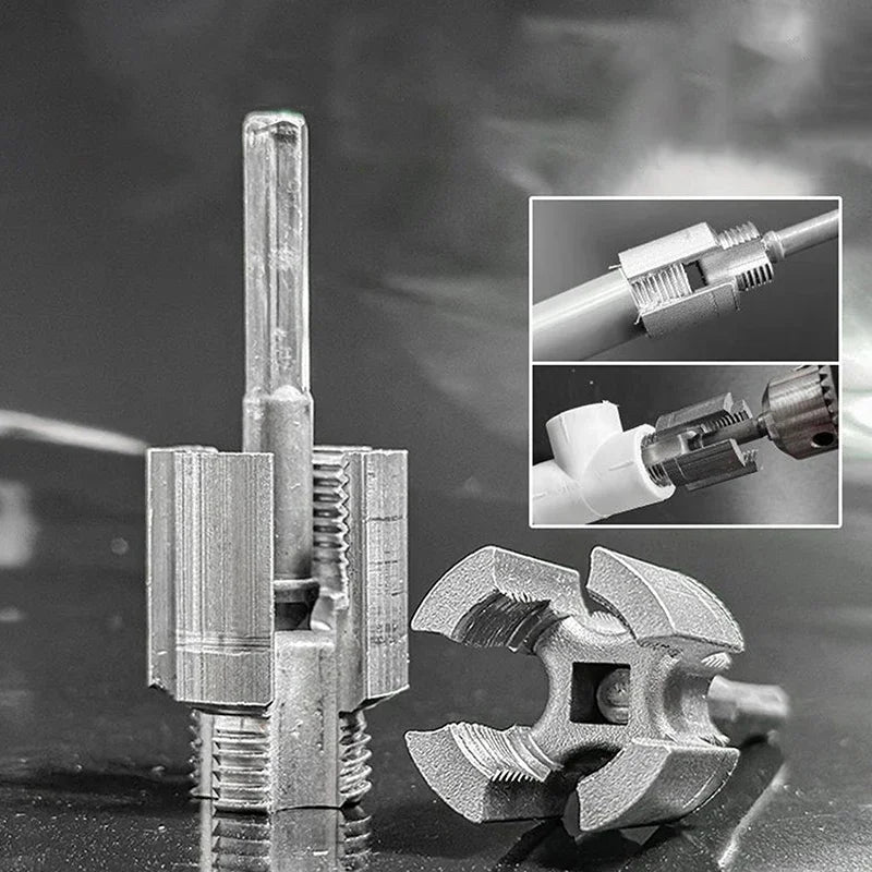Integrated Internal and External Thread Pipe Threading Tool for 1/2-inch PPR Pipes with Taps and Dies for Thread Cutting