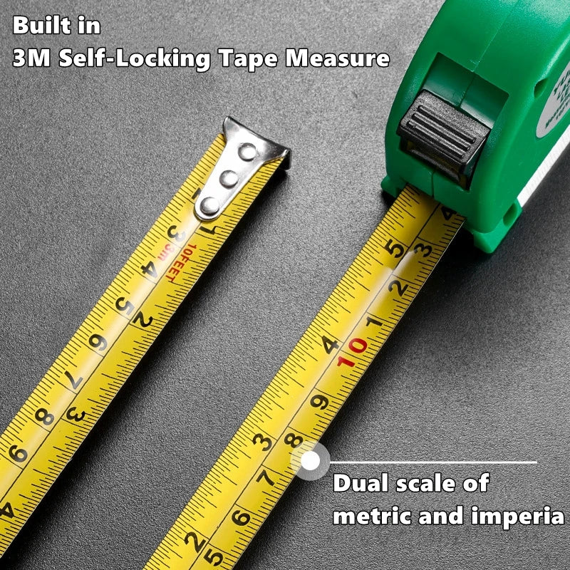 High Precision Multifunctional Infrared Laser Levels Built in Tape Measure Optical Instruments Measurement & Construction Tools
