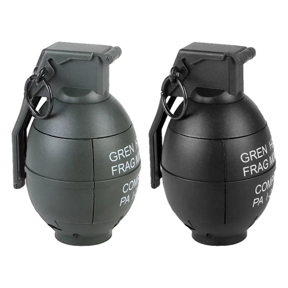 3pcs Tactical Smoke Grenade Grenade Model for CQB Airsoft Paintball Game M67 Burst Mine Water Grenade Bouncing Smoke Grenade