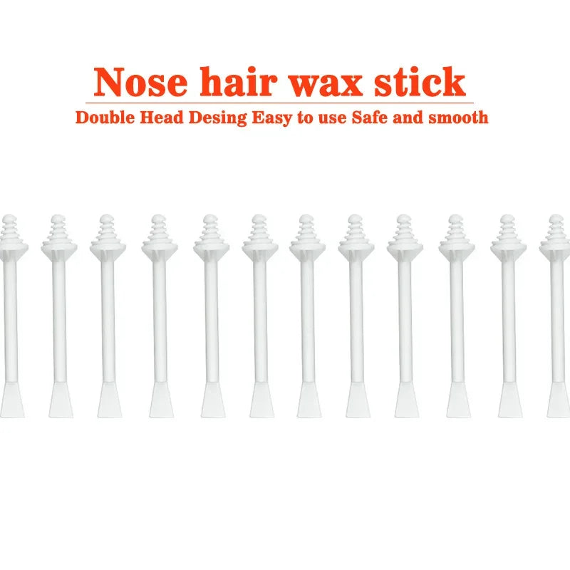 100PCS Nose Wax Sticks Nose Wax Applicators For Painless Nose Hair Removal Tool Wax Accessories Beeswax Safe