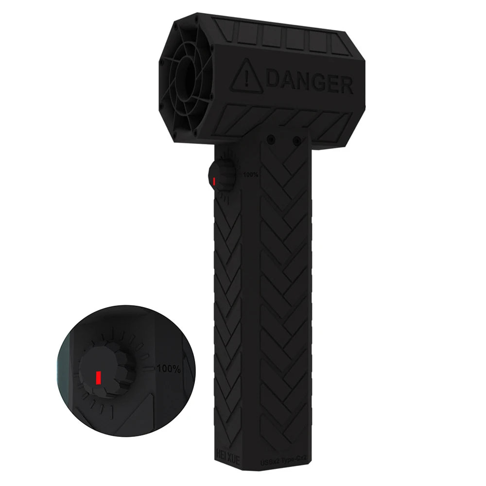 Turbo Jet Fan XL 1008W Handheld Violent Fan Turbo Jet Fan with Speed over 140000RPM 1500g Thrust 64mm Brushless Motor