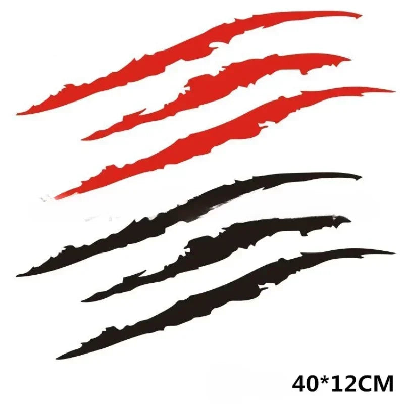Car Styling Ghost Claw Scratch Stripe Marks Headlight Decal Vinyl Decal Auto Body Decorative Stickers PVC Carving Vinyl Decal