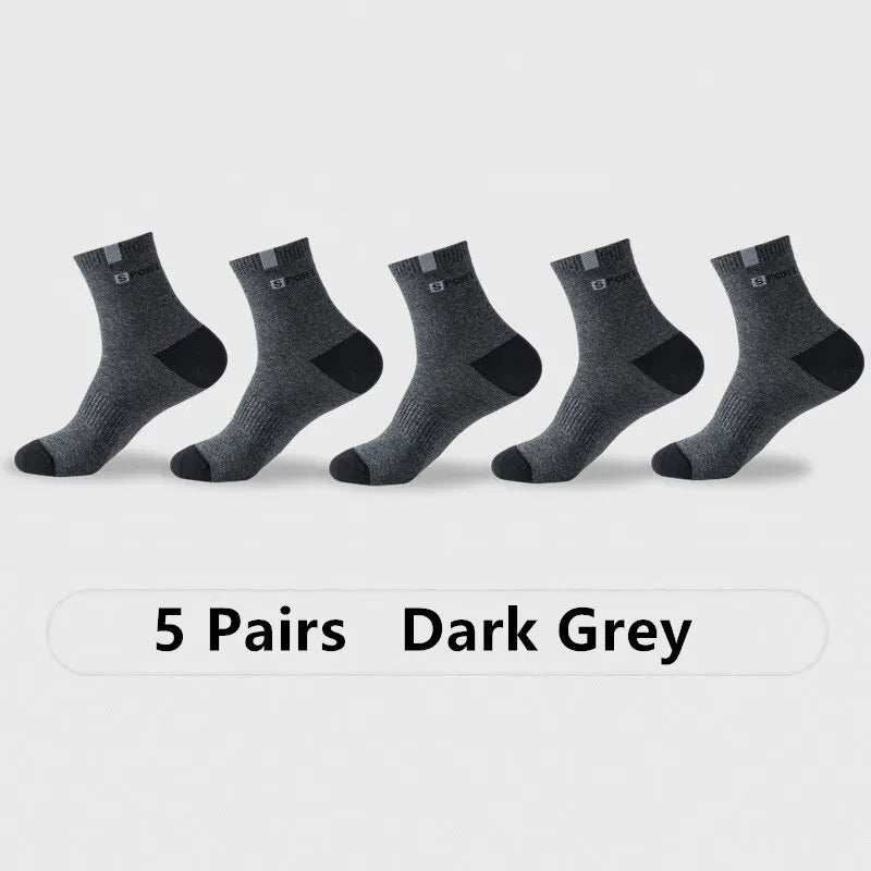 5/10/20 Pairs Breathable Fiber Light Business Absorb Sweat Deodorant Men Tube Ankle Nonslip Socks For Spring Summer And Autumn