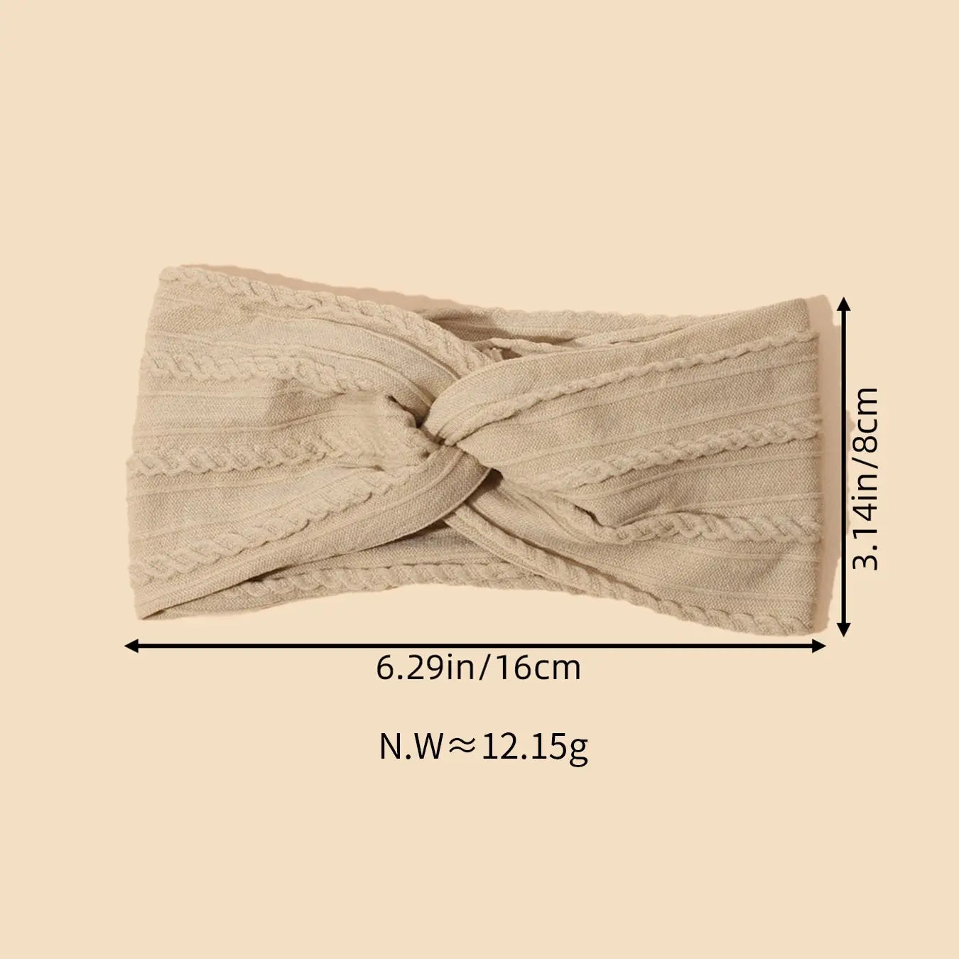 3Pcs/Set Headbands For Baby New Cable Knit Cross Hairbands For Kids Girls Children's Elastic Bands For Girl Hair Accessories