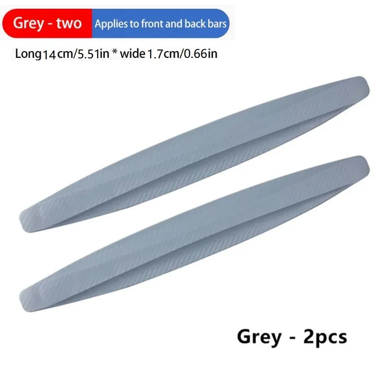 New scratch resistant adhesive protective strip for the universal bumper of automobiles adds aesthetic accessories to the car
