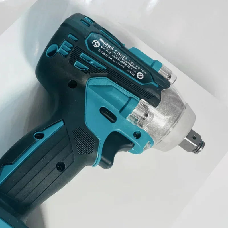 Makita Brushless Electric Wrench Impact Wrench Strong Lithium Battery 18V Lithium Battery Wrench Electric Wind Gun Dtw300