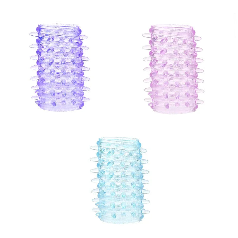 Male Silicone Penis Sleeve 1 Pcs Cock Ring Extender Men Ejaculation Lock Delayed G-spot Massage Reusable Adult Sex Product