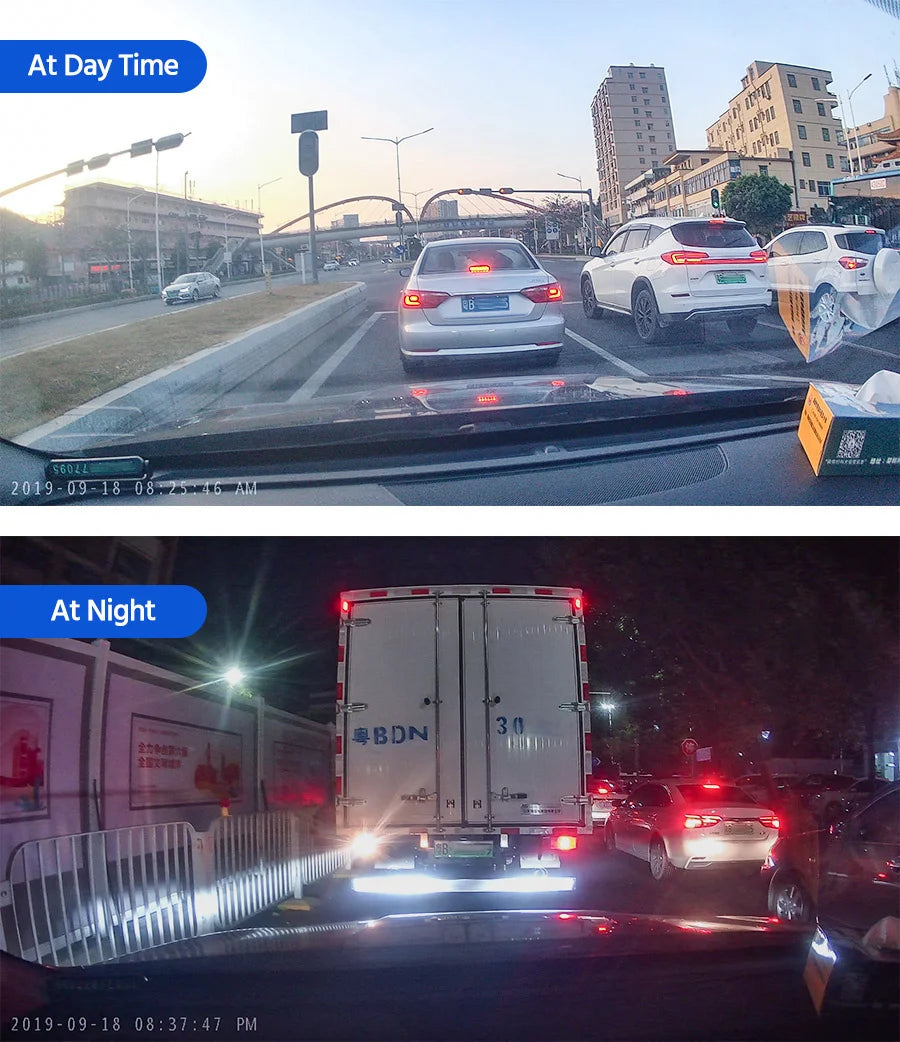 10 Inch Mirror Camera for Car Touch Screen Video Recorder Rearview Mirror Dash Cam Front and Rear Camera Mirror DVR Black Box