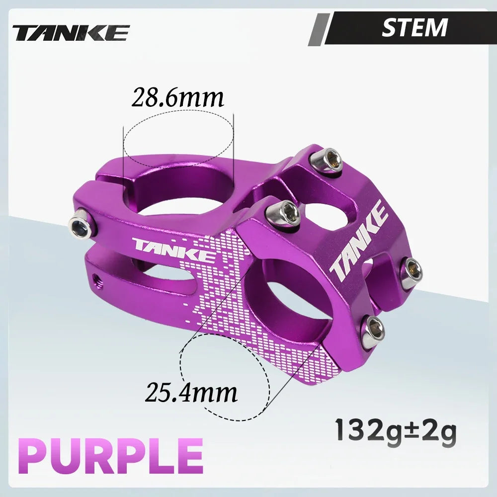 TANKE-MTB Road Bike Stem,CNC Aluminum Alloy Bicycle Parts,High-strength Short Handlebar ,022 XC AM,28.6mm,31.8mmWith cover