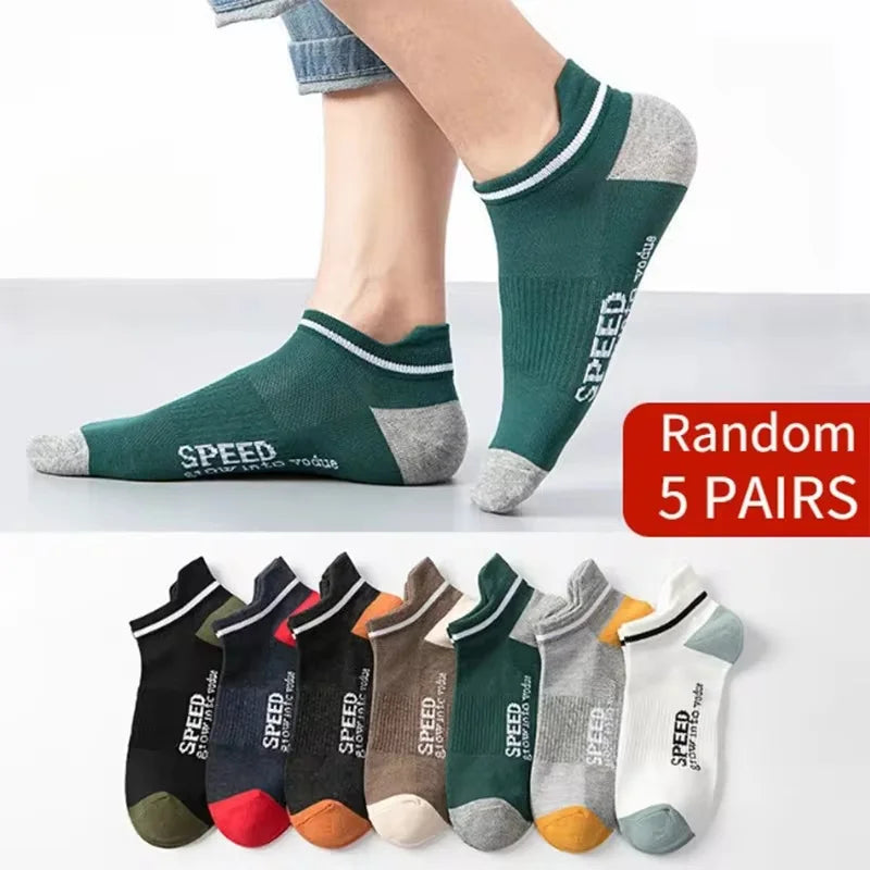 6 Pairs High Tube Mid Length Stockings Set For Men in Solid Black And White With Parallel Bars Popular and Sweat Absorption