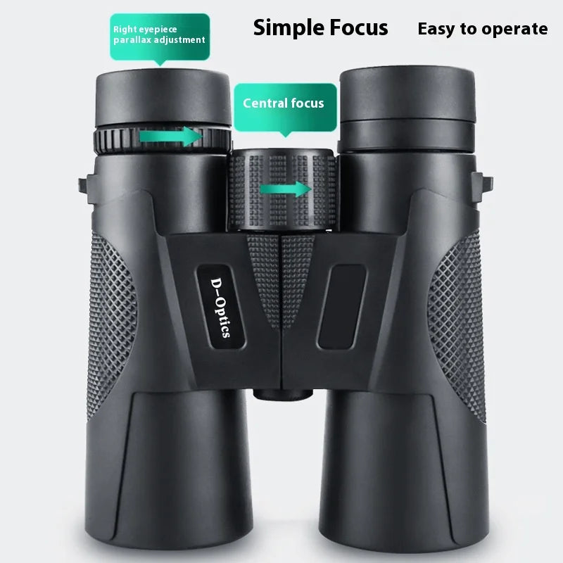 12X42 Binoculars Adults High Powered Professional FMC Lens Central Focus Wide Angle Ideal for Bird Watching Camping