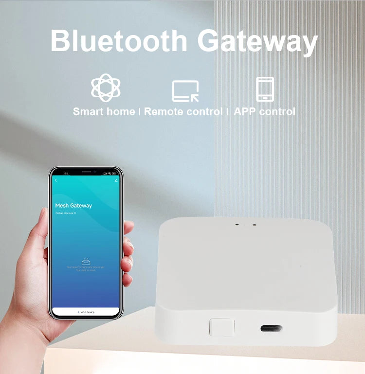 Smart Tuya Zigbee Bluetooth Mesh Hub Multi-mode Gateway Wireless Plug in Hub Bridge Support Home Linkages Alexa Google Voice