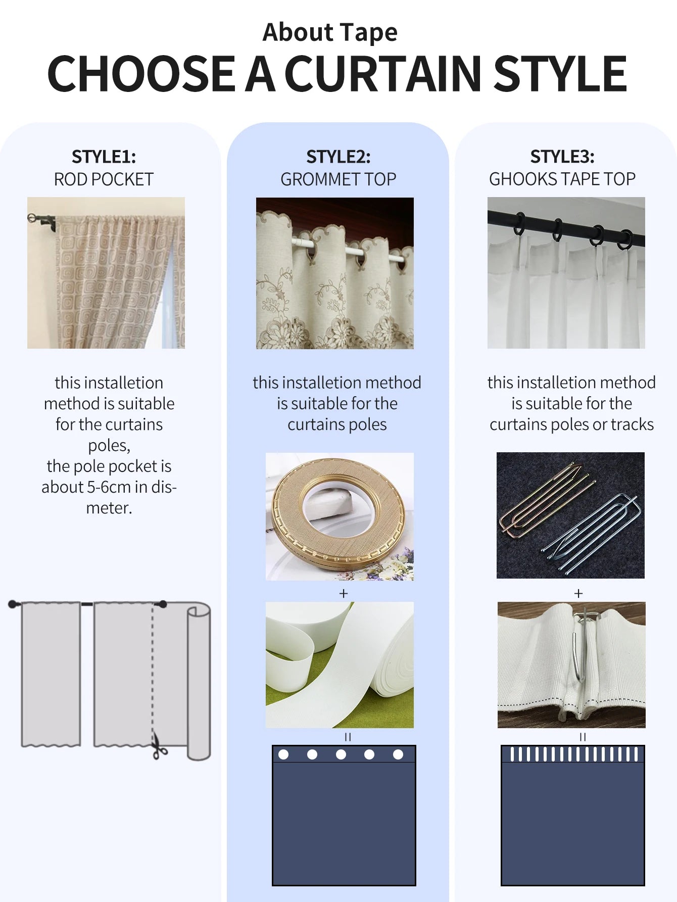 1pc  Semi-blackout Pasted curtain Adhesive Curtain No Punching Installation Balcony White Self-adhesive Gauze Bedroom Bay Window