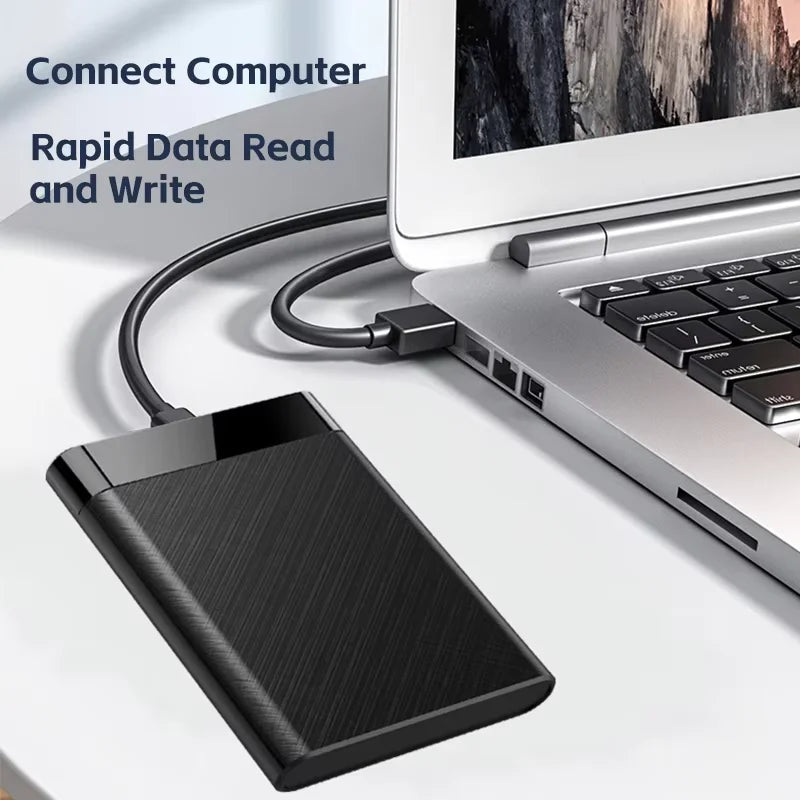 2.5 Inch External Hard Drive Enclosure USB 3.0 2.0 Hard Disk Case 6TB Supports 7mm 9.5mm SATA SSD HDD For Laptop PC Mobile