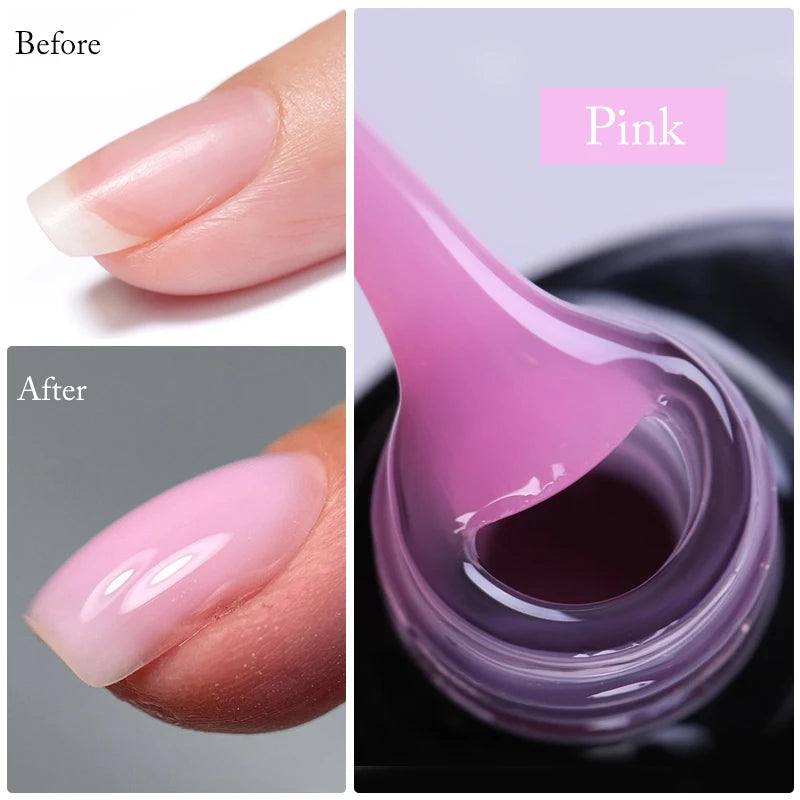 UR SUGAR 7ml Extension Gel White Pink Nude Semi Permanent Acrylic Extension Nail Art Hybrid Varnish UV Led Hard Gel Nail Polish