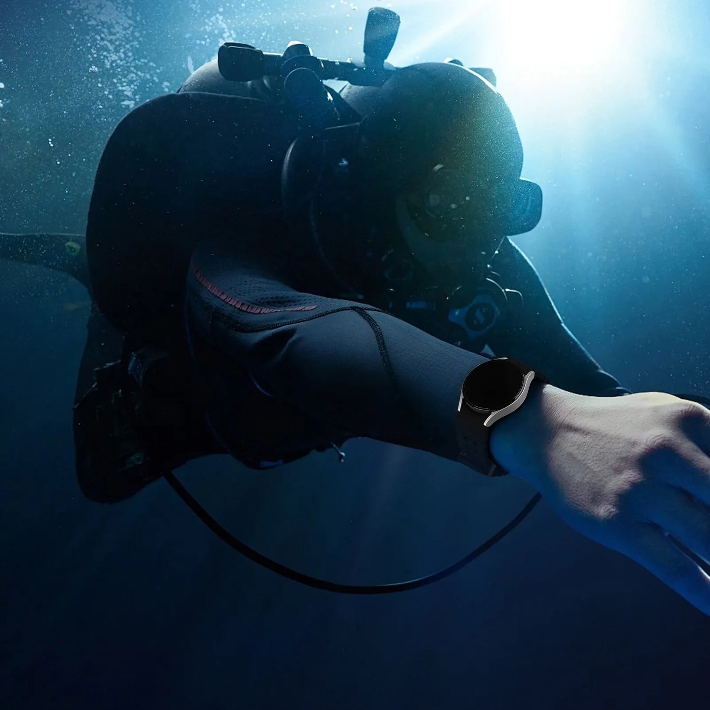 No Gaps Silicone Strap for Samsung Galaxy Watch 7 6 5 4 FE 40mm 44mm/4 6 Classic/5 Pro Sport Bracelet Galaxy Watch 7 Band 44 mm