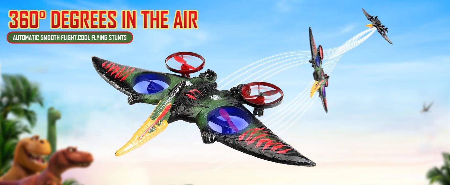 L0712 RC Plane 2.4G Remote Control Aircraft Gravity Sensing Helicopter Glider with Light EPP Foam Fighters for Boys Children