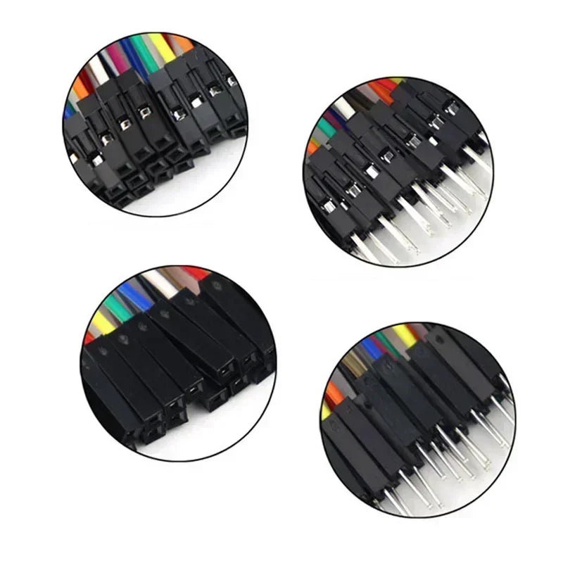 Dupont Line 10/15/20CM 40Pin Male To Male + Male To Female and Female To Female Jumper Wire Dupont Cable for Arduino DIY KIT