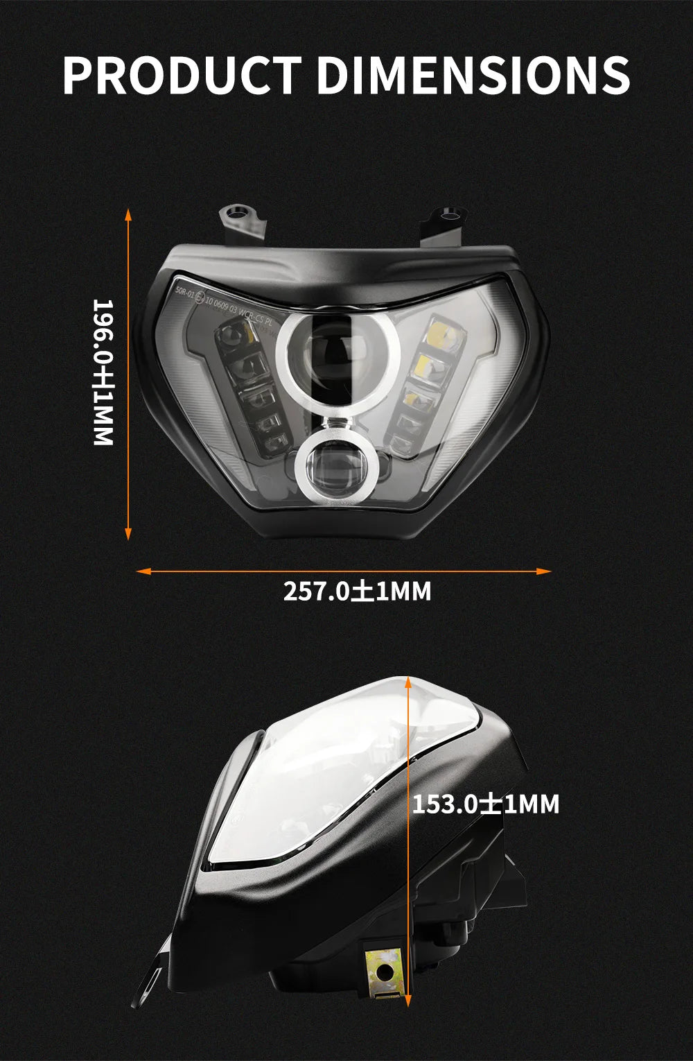 MT07 MT09 Headlight LED Lamp MT07 2018 2019 For YAMAHA H4 Headlight MT09 FZ09 2014 2015 2016 DRL 110W MT-07 MT-09 DRL Light
