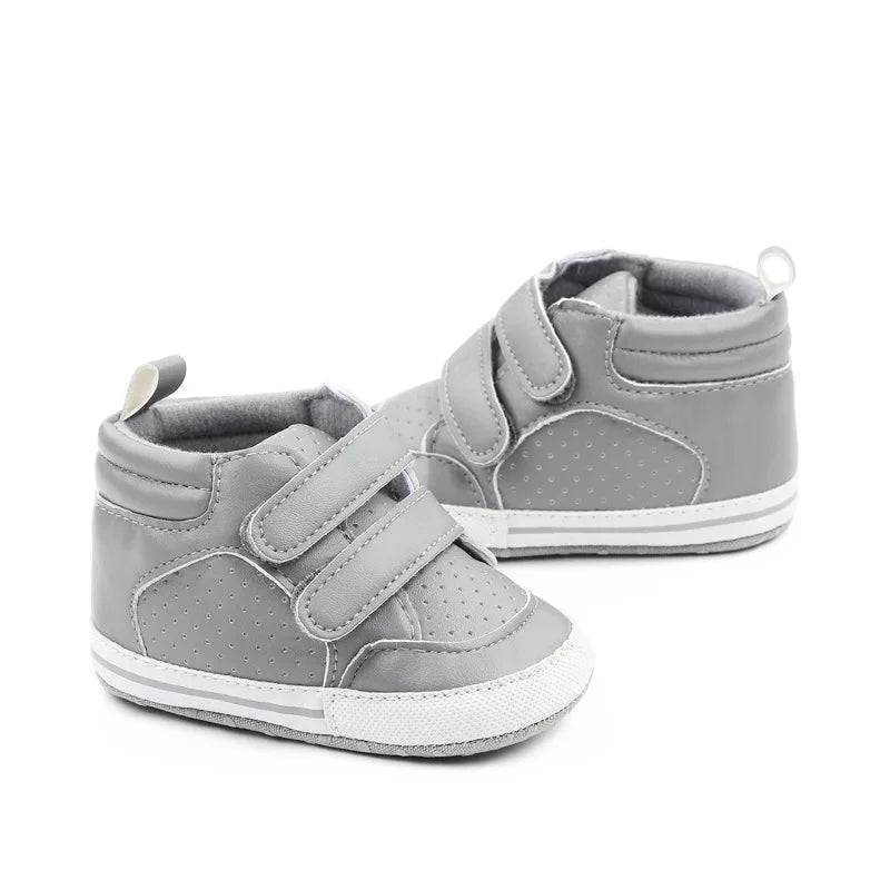 Meckior Hot Sale Baby Boy Girl Sports Shoes Hollow Out Breathable Casual Sneaker Soft Bottom Toddler High-top Baby Soccer Shoes