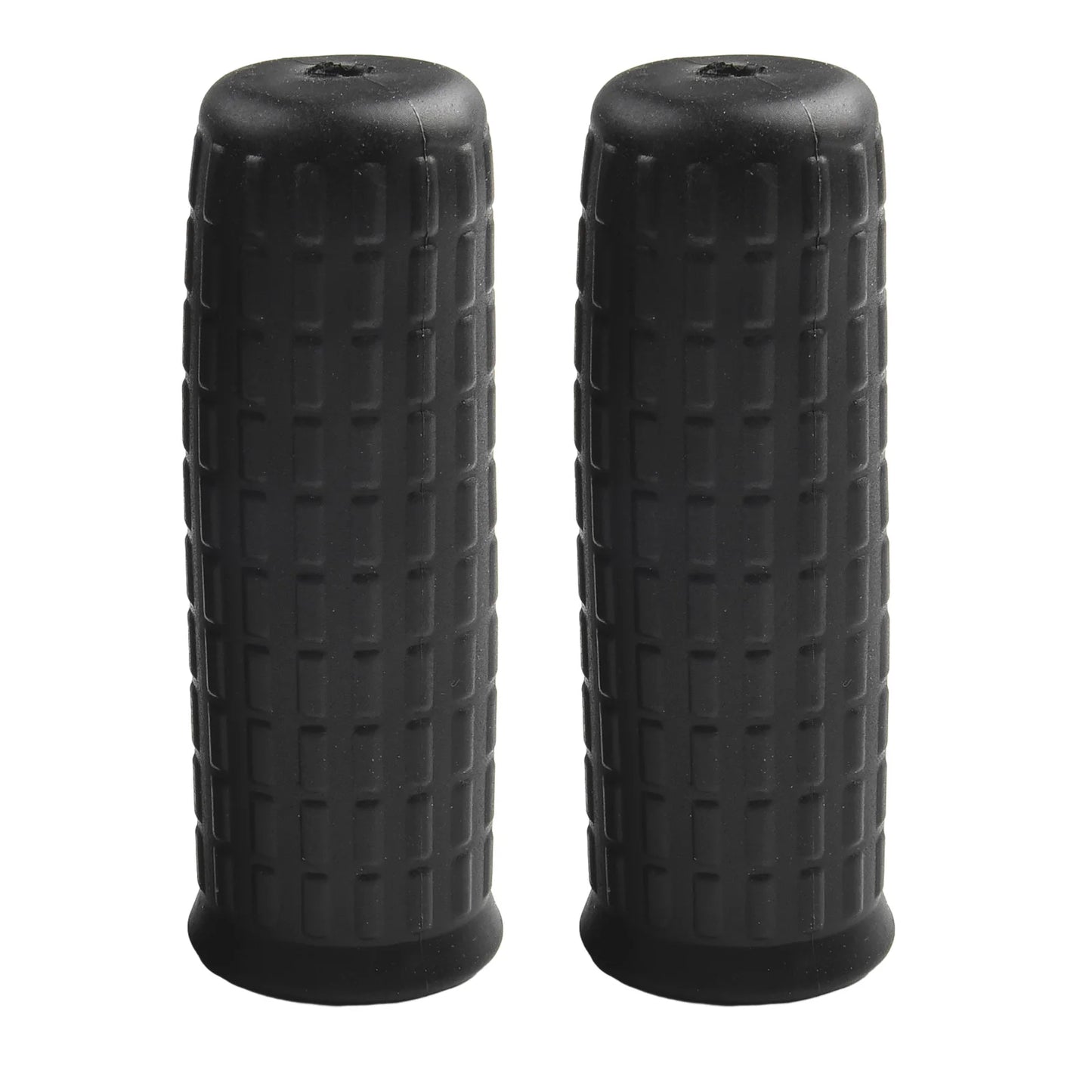 2pcs Wheelbarrow Handles Rubber Round Tubes Anti-skid Shock Absorption Universal Weatherproof Replacement Handle Cover
