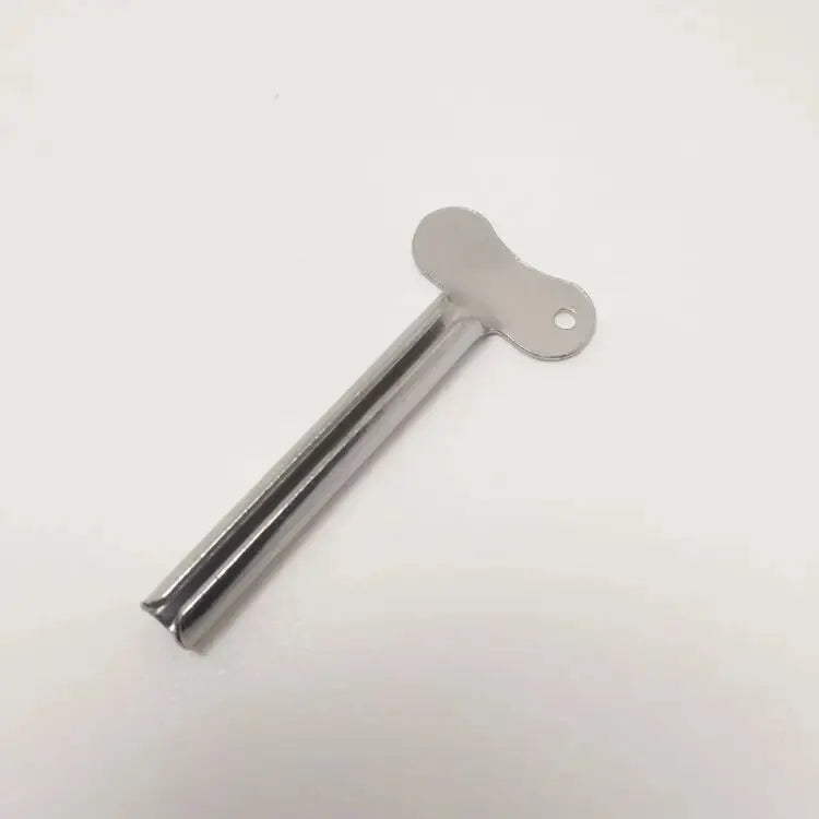 Handle Stainless Steel Paste Squeezer Toothpaste Hairdressing Key ToothpasteMetal Paste Squeezer Hairdressing Key Paste Squeezer