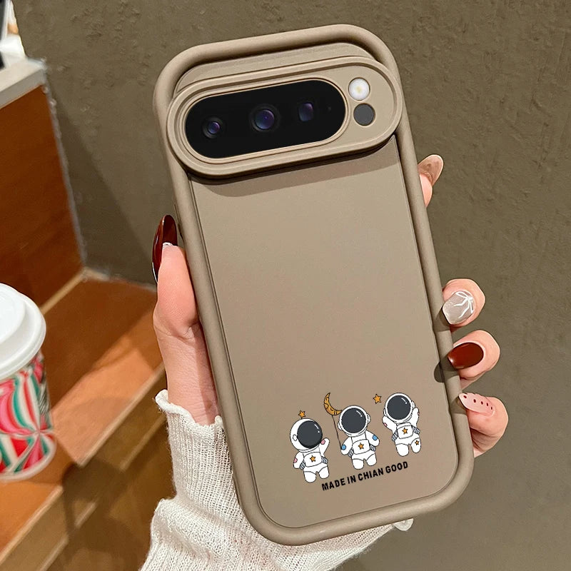 Cartoon Print Case For Google Pixel 10 8 Pro 9A 8A 10 9 Pro XL 7A Shockproof Soft Silicone Phone Protector Cover For Pixel 7 Pro