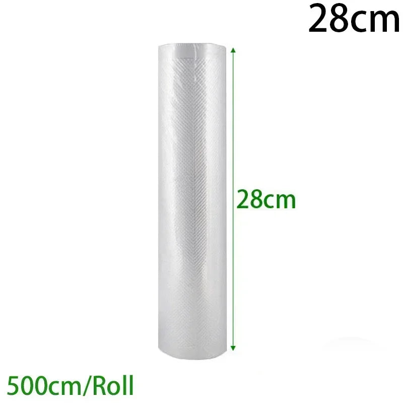 Vacuum Sealer Bags 15/20/25/28/30cm*500cm for Food Saver Sealing Machine Plastic Storage Vacuum Bag Kitchen Packer