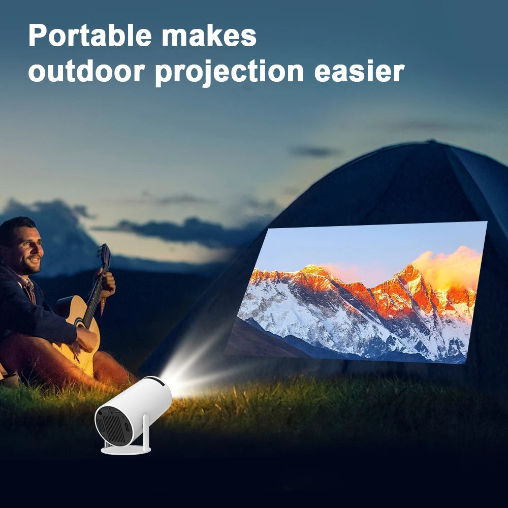 Transpeed 4K Wifi6 Projector Android 11.0 200 ANSI Dual WIFI Allwinner H713 BT5.0 1280*720P Home Cinema Outdoor portable