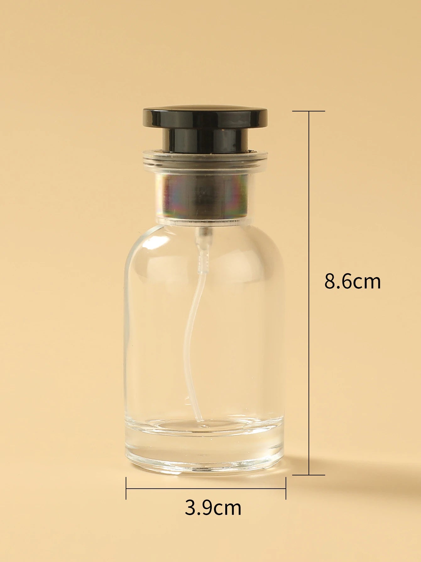 30ML Atomizer Perfume Spray Bottle For Travel Clear Empty Cologne Dispenser Portable Glass Sprayer For Toner Cosmetics