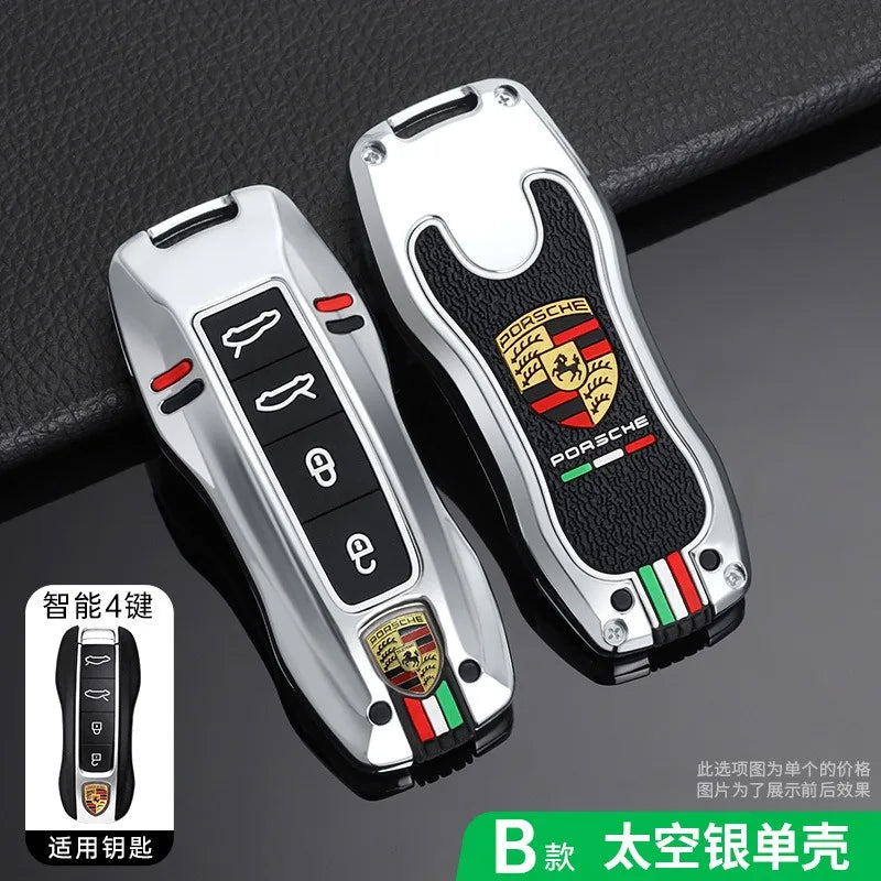 Auto Smart Remote Key Case Cover Protector For Porsche Panamera Carman Macann Bobst Cayenne 911 981 991 970 996 Car Accessories