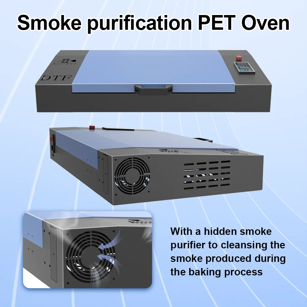 A3 R1390 DTF Printer with DTF Curing Oven Direct To Film DTF tshirt Printing Machine A3 DTF Printer For Clothes Hoodies Fabric