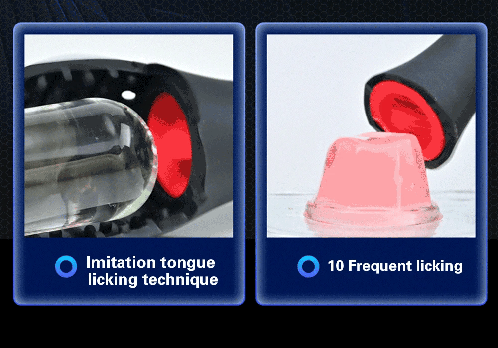 Sex Glans Trainer Male Masturbator Cup Tongue Licking Glan Stimulation Vibrator Penis Massager Delay Trainer Sex Supplies