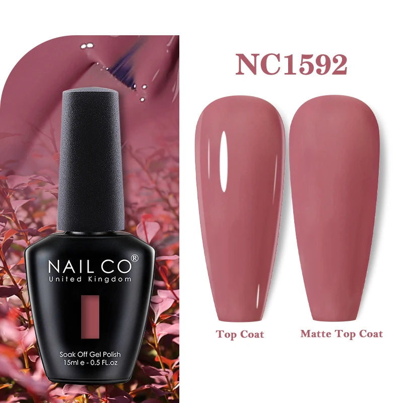 NAILCO Gel Nail Polish 15ml Nail Art Vernis Semi Permanent Soak off UV Gel Polish Gel Manicure Nail Varnish Nail Color Ongles