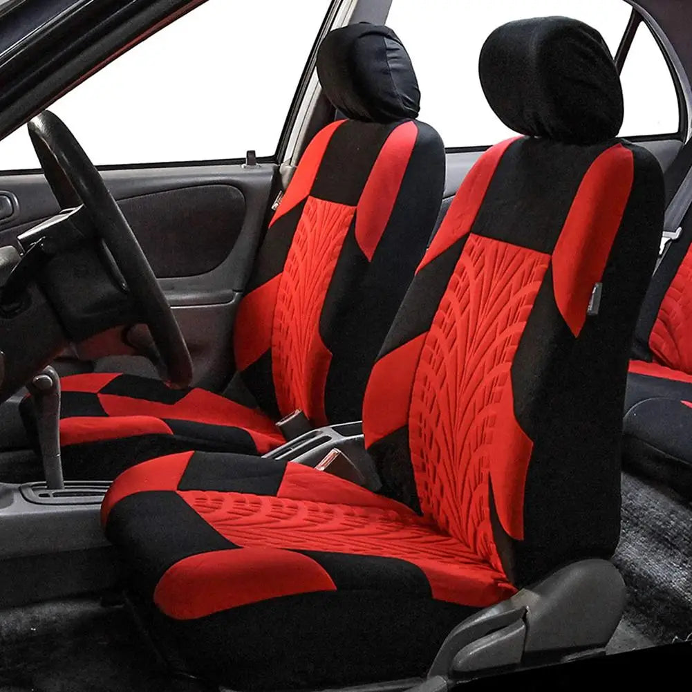 Customized Polyester Four Seasons Universal Full Set Car Seat Covers