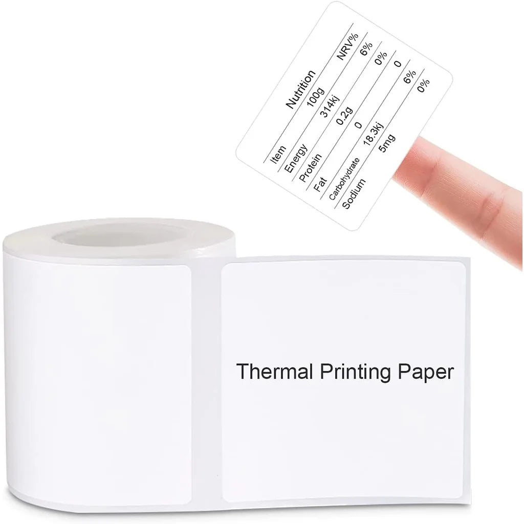 【Buy 2 get 10% off】Niimbot B21 B3S Thermal sticker White labels Waterproof label paper Jewelry retail store label sticker paper