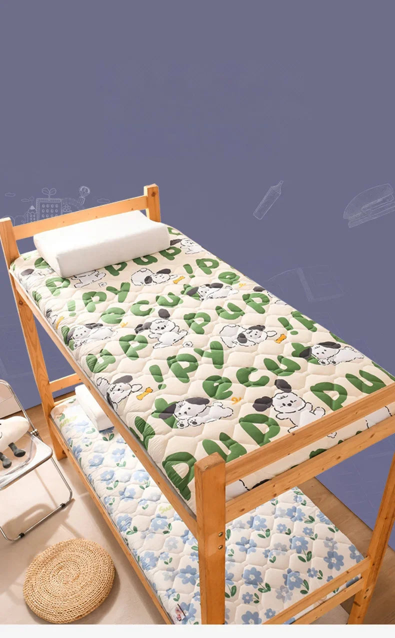 Soft Sponge Folding Mattress Sleeping Mats on The Floor Tatami Pad for Dormitory Hotel Bedroom Single Double Bed