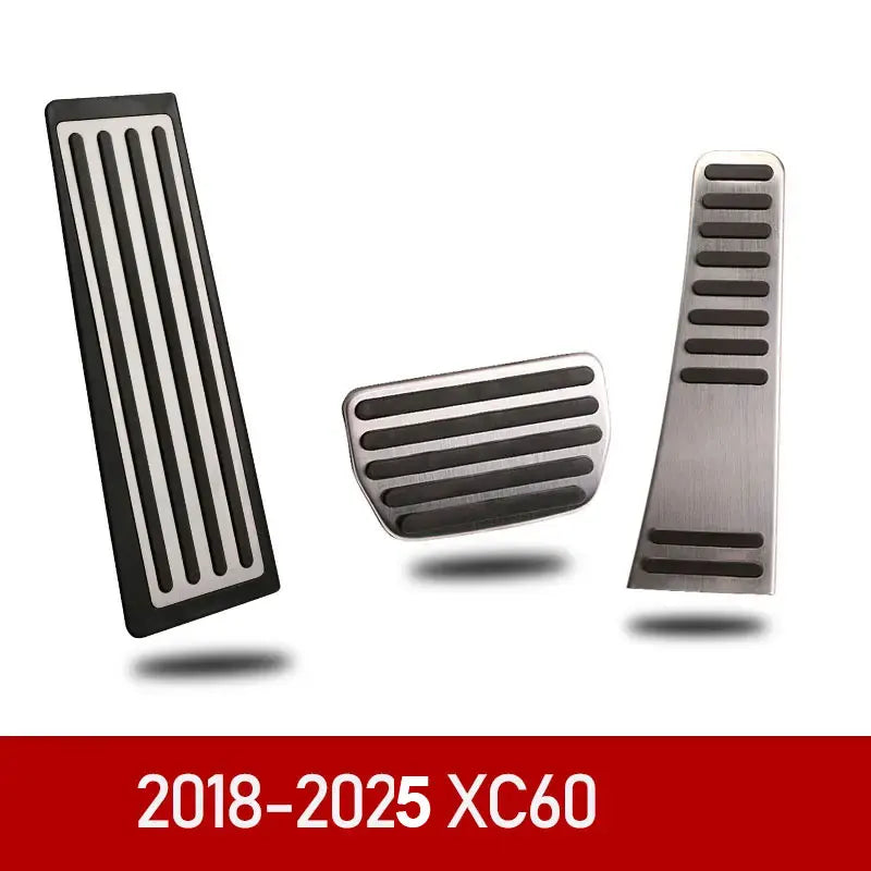 Car Accelerator Brake Pedal Footrest Pedal Plate Cover For Volvo XC60 XC90 S90 v90 s60 v60 xc40 Accessories 2022-25