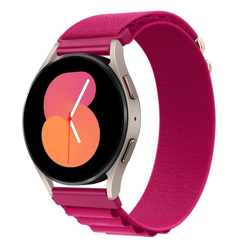 22mm 20mm Alpine Loop Bracelet for Samsung Galaxy Watch 7/6/5/4/Classic Band for Nylon Strap Huawei Watch GT4 GT2 3 GT5/Pro 46mm