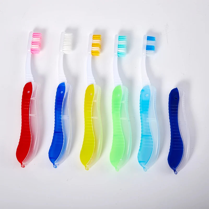 1pc Portable Disposable Foldable Travel Camping Toothbrush Tooth Oral Cleaning Tools