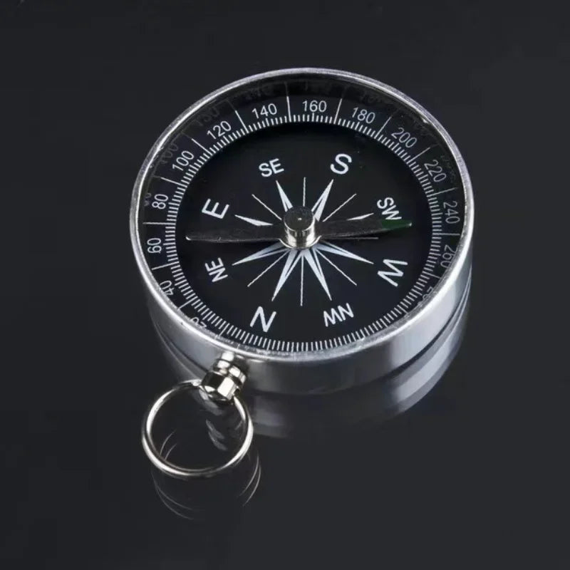 G44 Compass Keychain Pendant Aluminum Alloy Metal Material Portable Gift Mini Pocket Outdoor Adventure Travel Compass